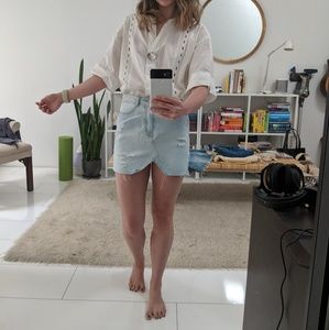 Denim skirt
